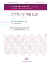 Capture the Sun SATB choral sheet music cover